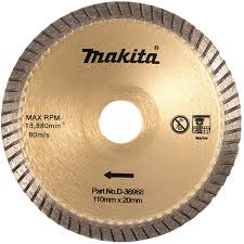 Disco Diamante Turbo Cóncavo 4-3/8 X 20 Mm Makita D36968