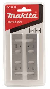 Navajas de 4‑3/8" para Cepilladora, Acero de Alta Velocidad, Paq. c/2