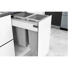 Sistema de Basura para Cocina BRD400-18W - 36L Gris
