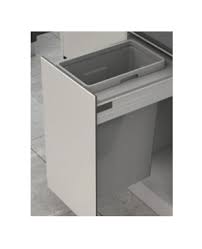 Bote para Basura Gris BRD400-35X - Compatible con Guías Blum