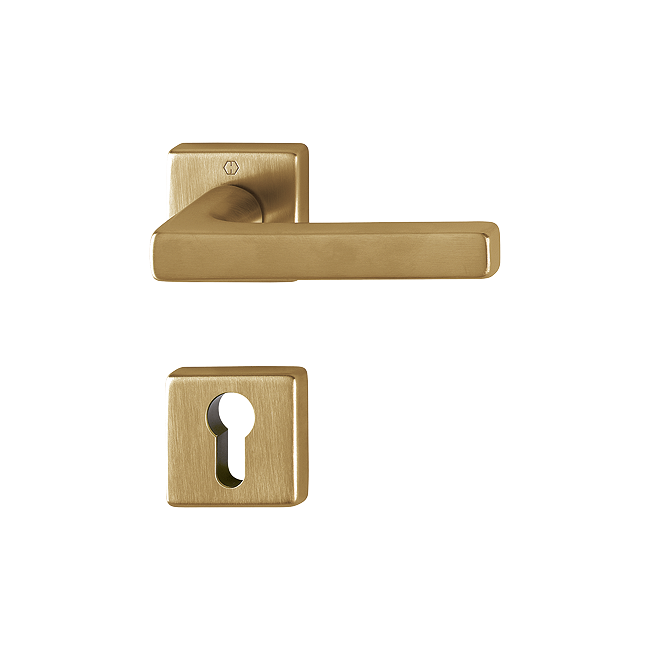 Kit DALLAS M1643 - Manijas y Bocallave Latón Satinado