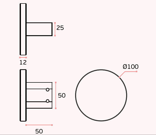IN.00.165TCH POMO FIJO TITANIUM CHOCOLATE