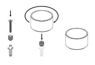 Tope Titanio 50mm Negro - Protección Elegante para Puertas