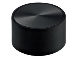 Tope Titanio 50mm Negro - Protección Elegante para Puertas