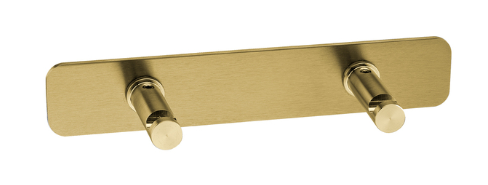 Percha Doble Stout Titanium Gold - Elegante y Duradera