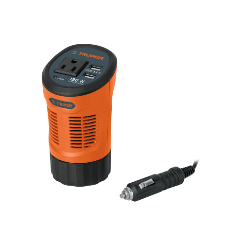 INVERSOR DE CORRIENTE 120 W TIPO VASO