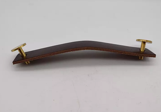 Jaladera Latón Piel Negra J028-96 - Elegante y Duradera
