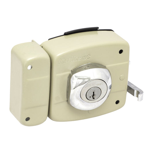 Cerradura Rimlock Smart Kwikset 91910-145 | Seguridad Beige
