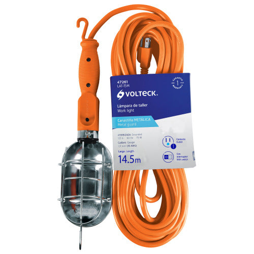 Lámpara de Taller 15m Metálica VoltTech - Iluminación Profesional
