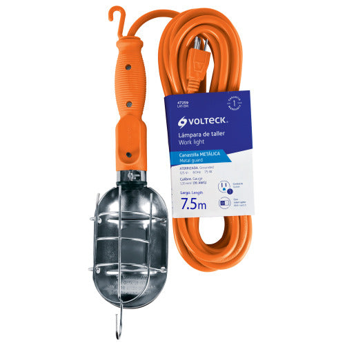 Lámpara de Taller Voltech 8M Metálica - Iluminación Pro
