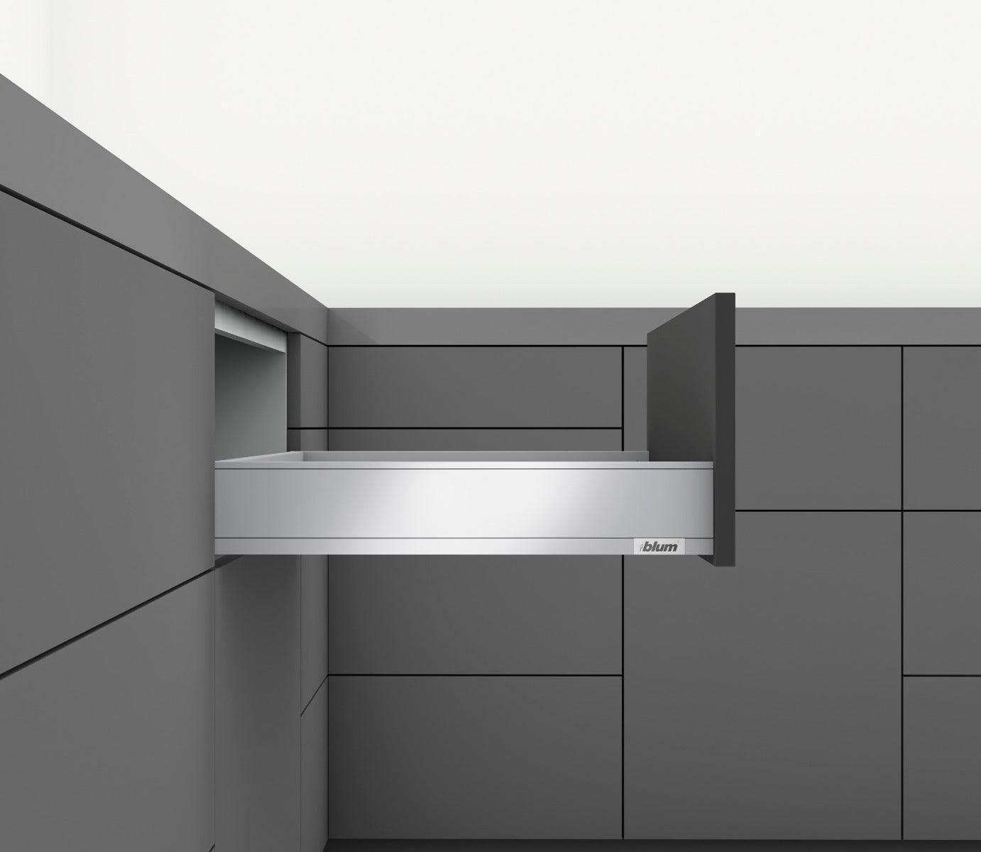 Kit Cajón LEGRABOX Pure Altura M 40kg — Blum | Minimalista