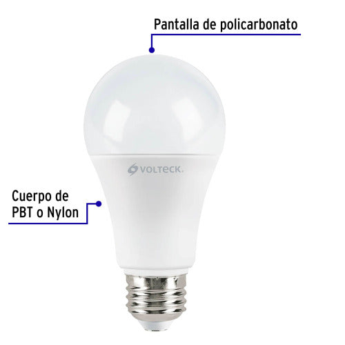 Pack 4 Lámparas LED A19 14W - Luz Día Brillante