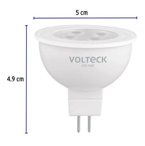 Foco LED MR16 4W 127V - Luz Día Brillante