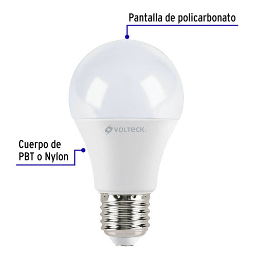 Kit de 4 Lámparas LED A19 9W E27 - Luz Natural