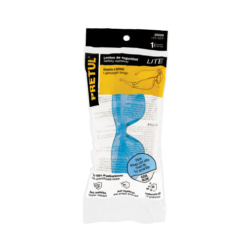 Lentes de Seguridad Mica Azul Pretul - Protección Duradera