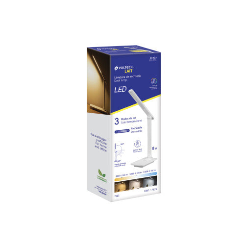 Lámpara LED 8W con 5 Niveles de Luz | Ahorro Energético