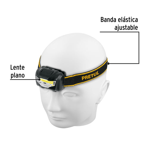 Linterna Minera 3 LED, 65lm, Ligera y Duradera
