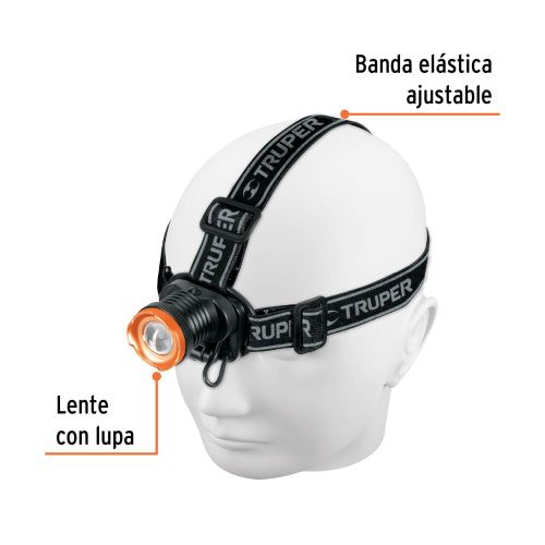 Linterna de Minero 80 Lúmenes LED, Resistente y Compacta