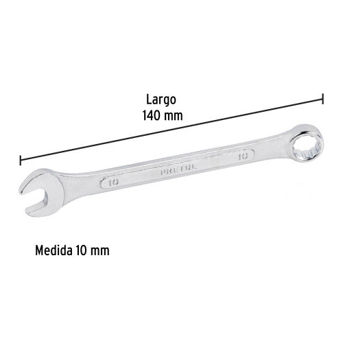 Llave combinada mm, 10 x 120 mm, pretul