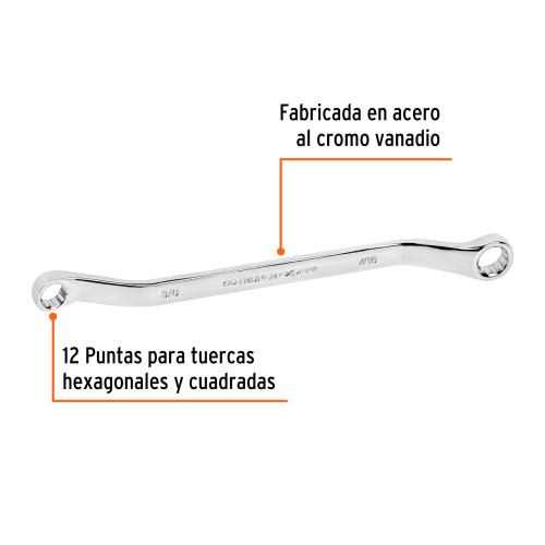 Llave de Estrías 3/8'' x 7/16'' - Herramienta Profesional