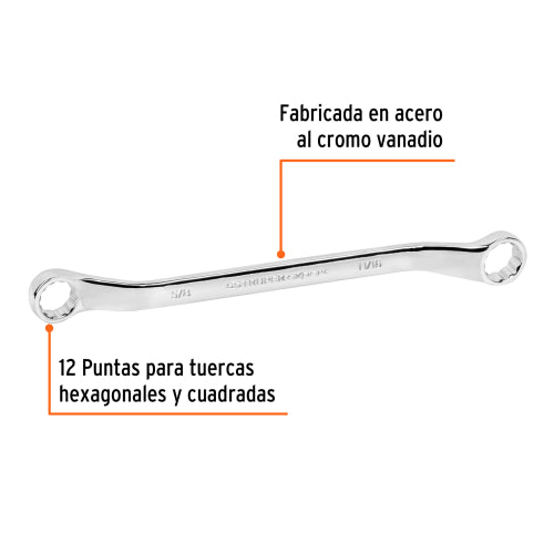 Llave de estrías, 5/8 x 11/16' x 236 mm