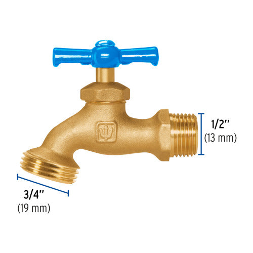 Llave para Manguera de Latón 160g, Entrada 1/2 - Calidad Garantizada