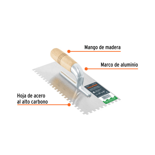 Llana Canto Recto LLM-6L - Profesional y Duradero