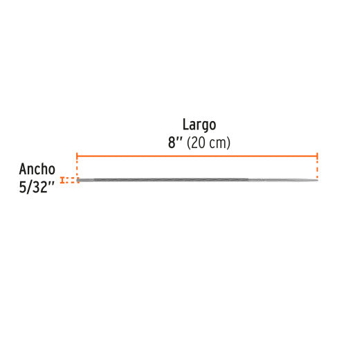 Lima para Motosierra Profesional 5/32″ - Afilado Perfecto
