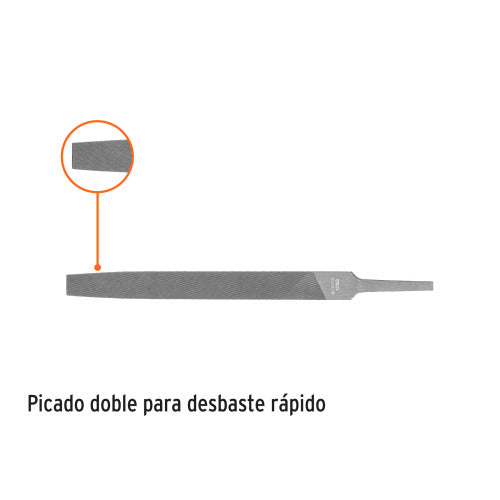 Lima Plana Muza 6 - Herramienta Profesional Duradera