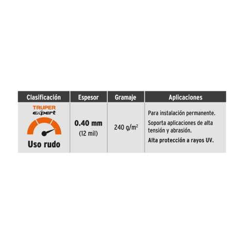 Lona Truper 4x6m Verde Olivo - Resistente para Uso Rudo