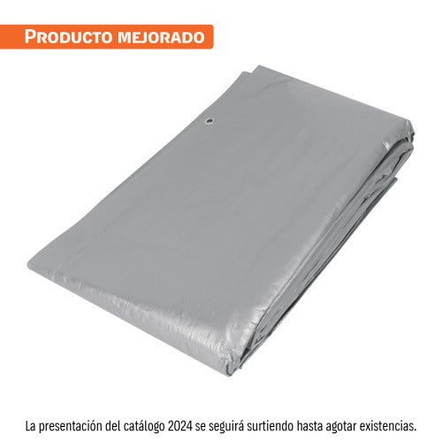 Lona Gris Truper 6x6m - Resistente y Duradera