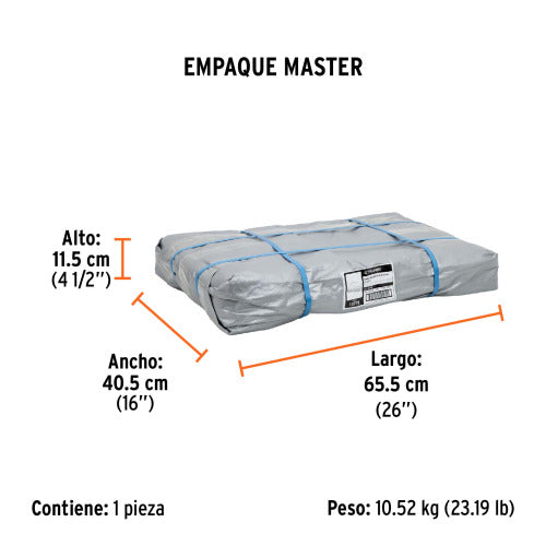 Lona Resistente Truper 6x9 m - Ideal para Cubiertas