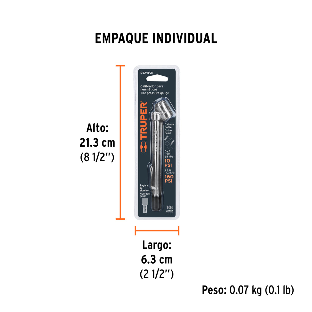 Calibrador Cabeza Doble MEA-160D