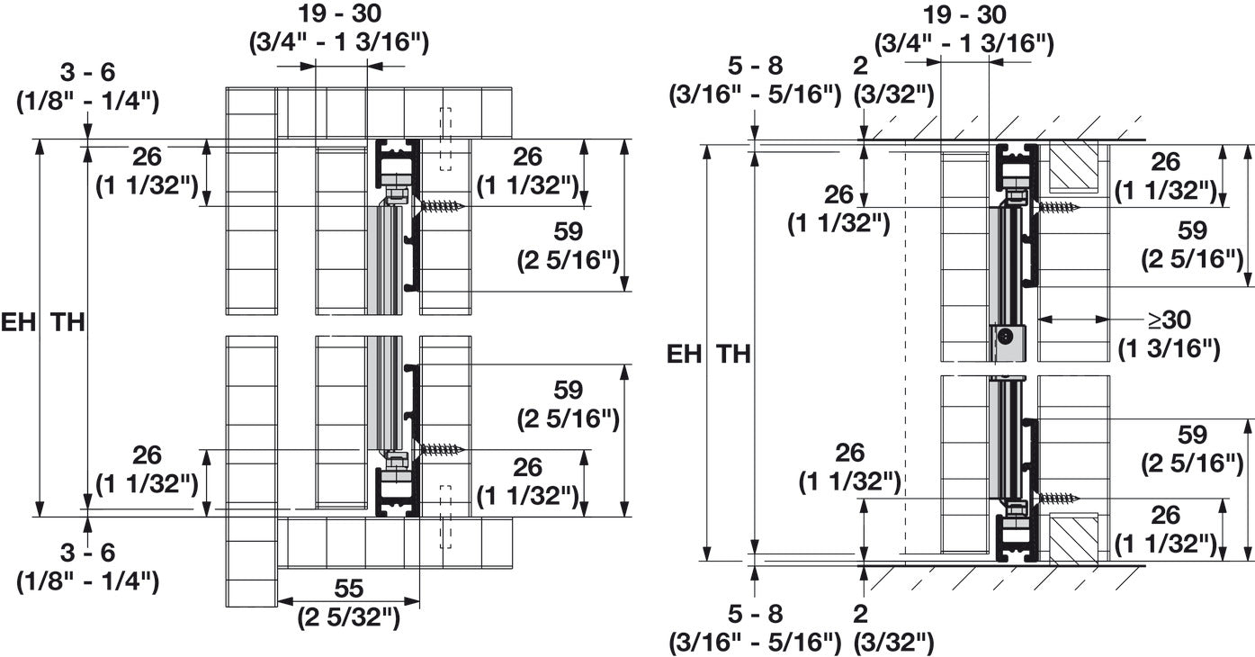 Sistema Pivotante Hawa Concepta 25 para Puertas | Eficiente