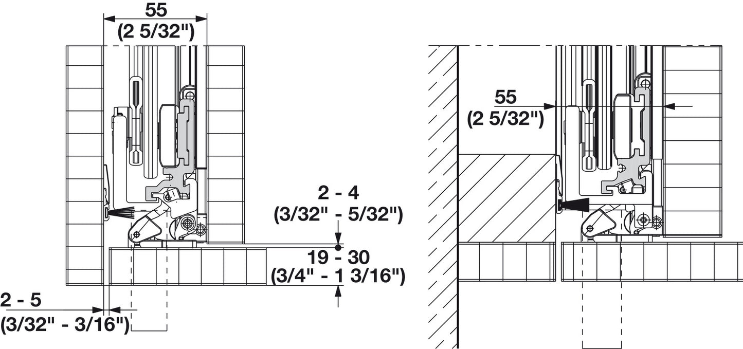 Sistema Pivotante Hawa Concepta 25 para Puertas | Eficiente