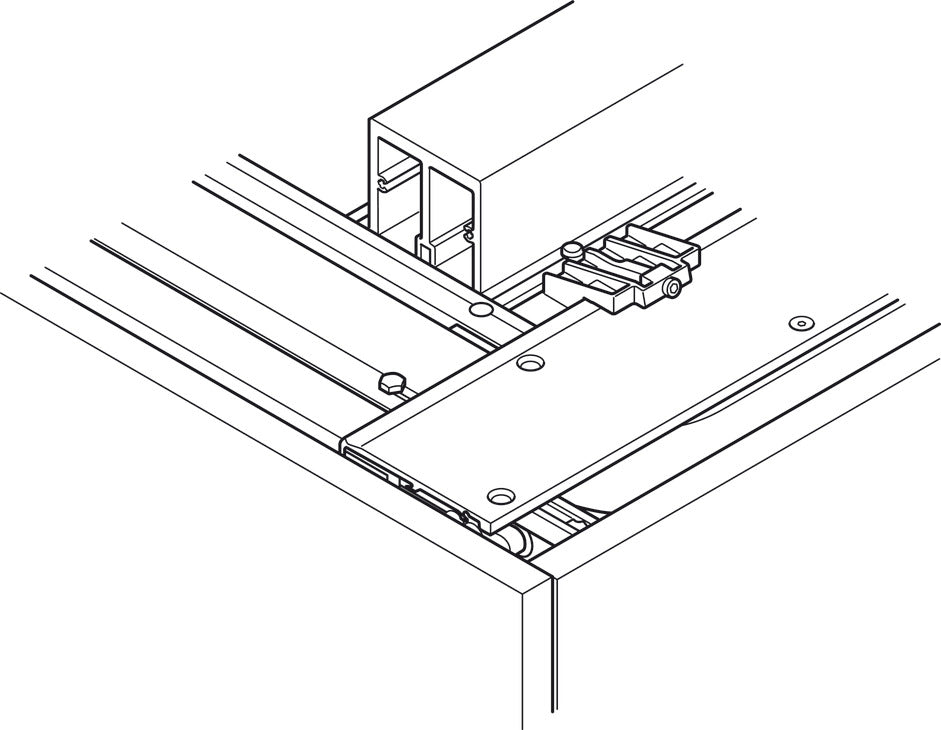 Concepta 25 Folding Table - Ajustable 1250-1850 mm