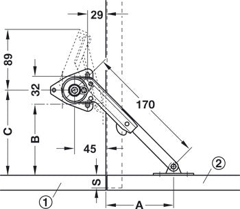 Compás Soporte (L) Häfele - Precisión Alemana para Muebles