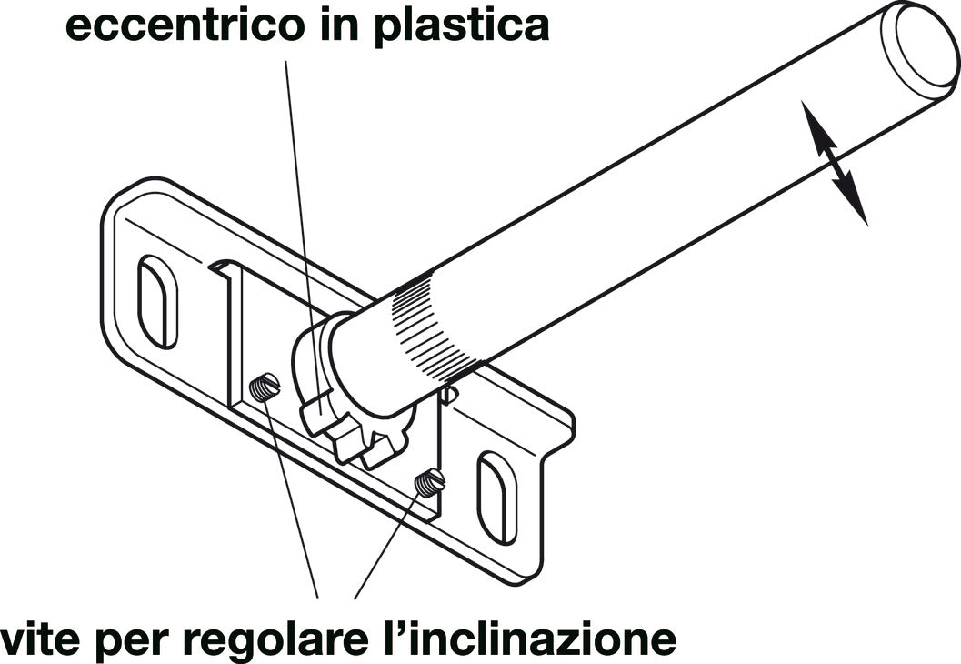 Soporte Entrepañ con Placa Atornillada Häfele - Resistente y Fácil Instalación