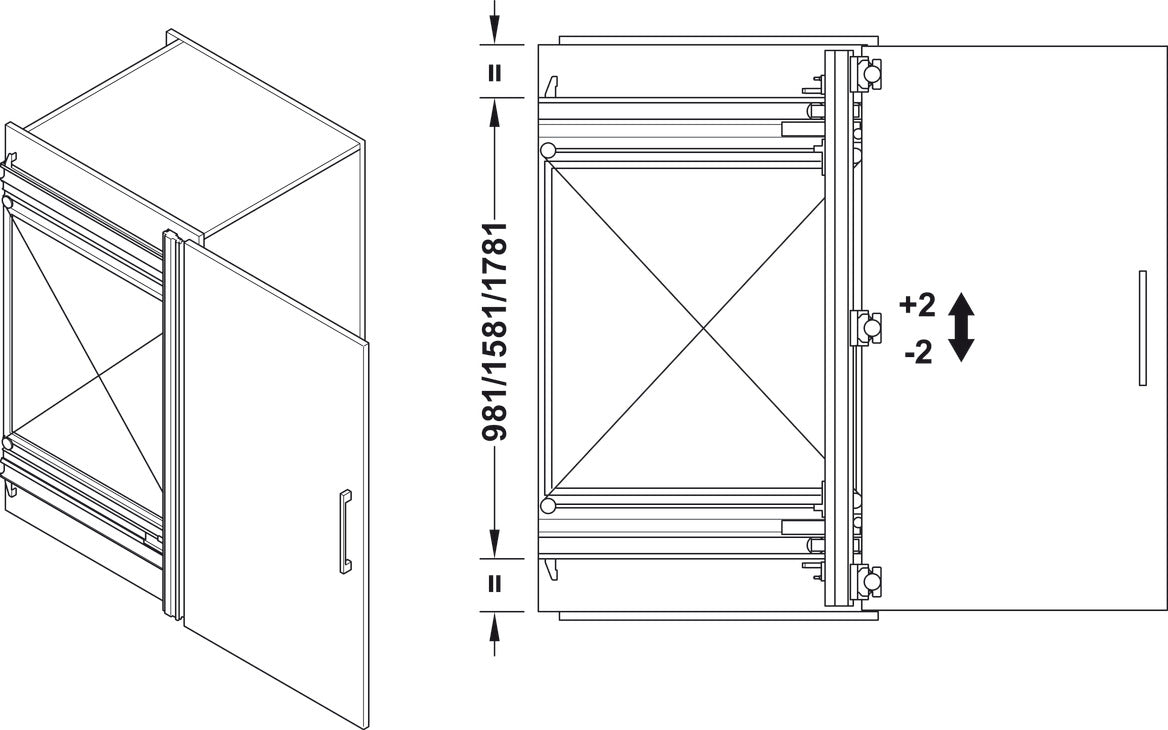 Herraje para Puertas Corredizas Häfele - Calidad Alemana