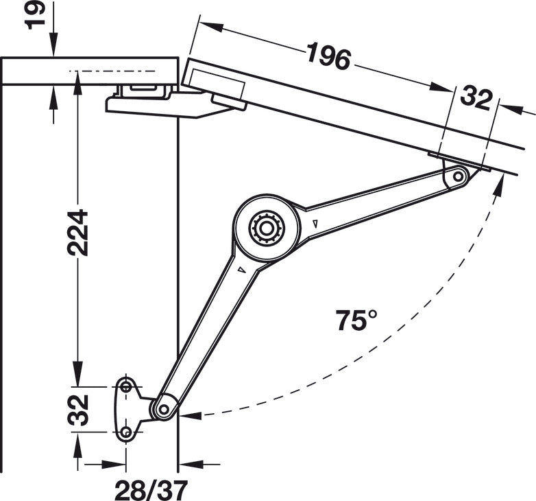 Herraje para Puerta Elevable Duo Forte