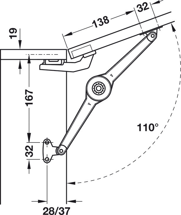 Herraje para Puerta Elevable Duo Forte