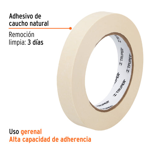 Cinta Masking Tape 3/4" - Ideal para Manualidades y Pintura