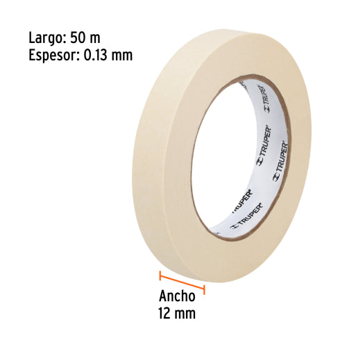 Cinta Masking Tape 3/4" - Ideal para Manualidades y Pintura