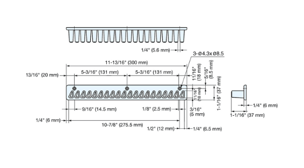 MST-20GR CORBATERO GRIS