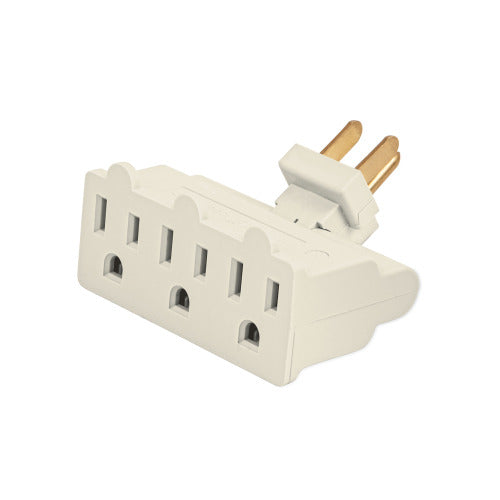 Multicontacto Triple con Bisagra y Aterrizado - Seguridad y Estilo