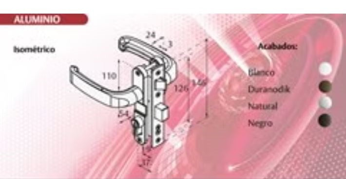 MX578 Operador de Ventana 43-ANE - Herraje Phillips Premium