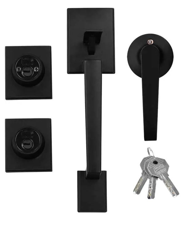 Herraje Negro Mate MX6637 - Llaveros Phillips de Calidad