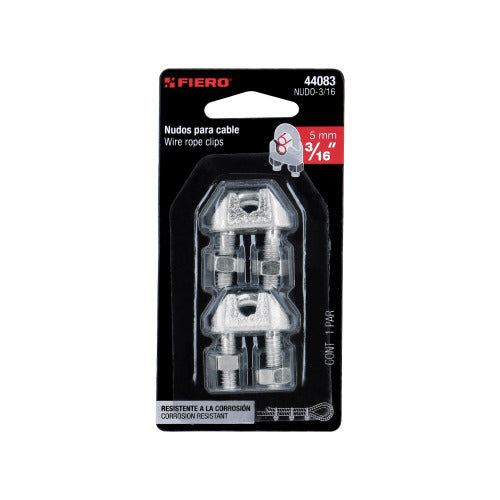 Nudo para Cable 3/16" Tarjeta - Pack 2 Pzas | Calidad Premium