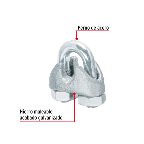 Nudo para Cable 3/16" Tarjeta - Pack 2 Pzas | Calidad Premium
