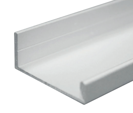 Perfil Jaladera Sobrep Recta x 3 - Calidad Premium